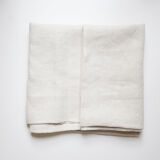 Tablecloth and linen towels upcycled mismatched patterns