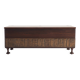 Italian brutalist rosewood chest by Santambrogio & De Berti
