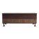 Italian brutalist rosewood chest by Santambrogio & De Berti