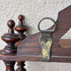 Vintage 60s turned wooden shelf