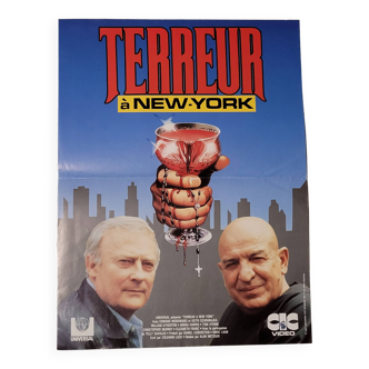poster of the film Terror in New York - vintage 1988 / 1989