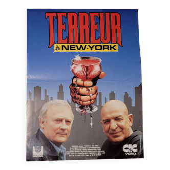 affiche du film Terreur à New-York - vintage 1988 / 1989