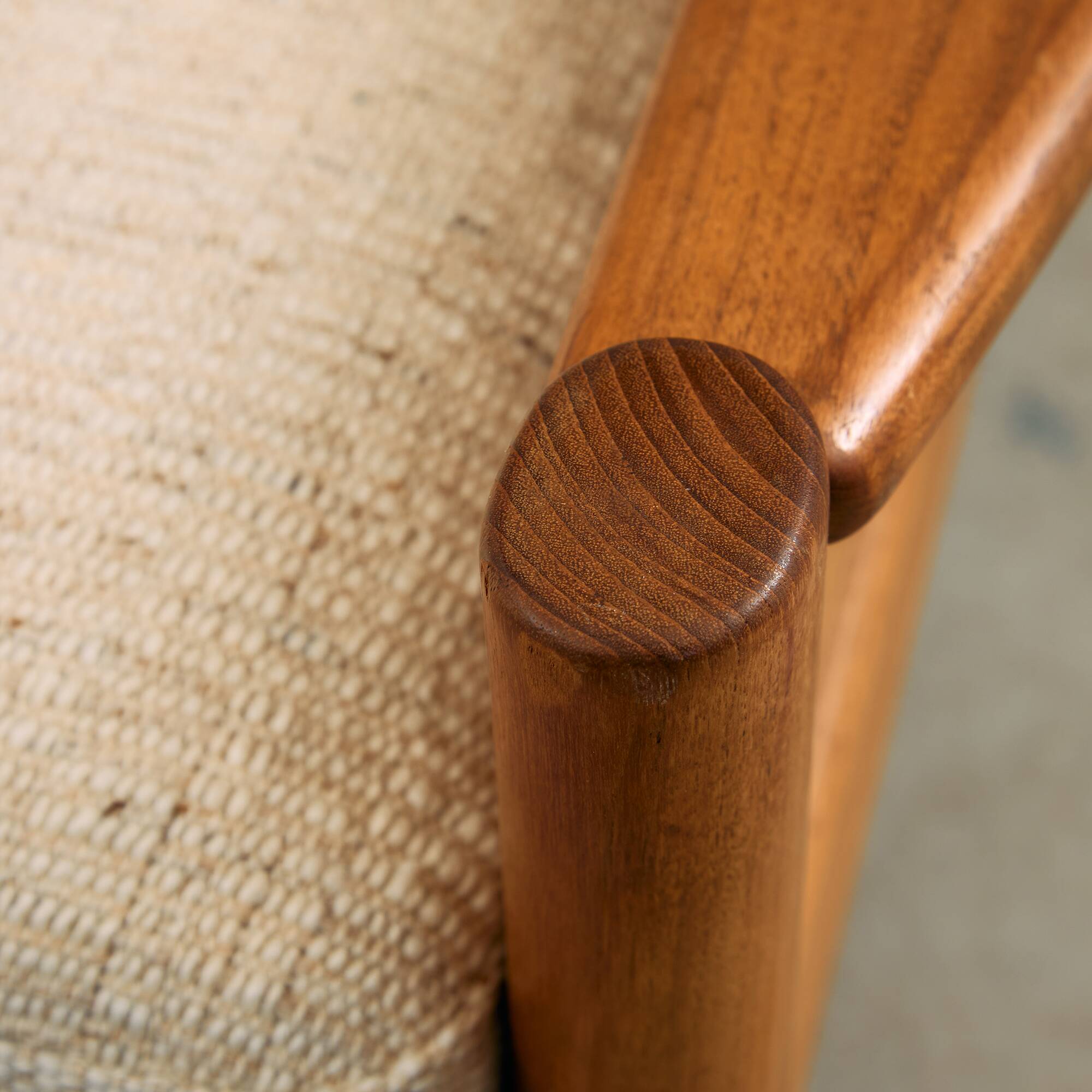 Dyrlund Three-Seater Sofa in Solid Teak