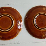 Two saucers Sarreguemines