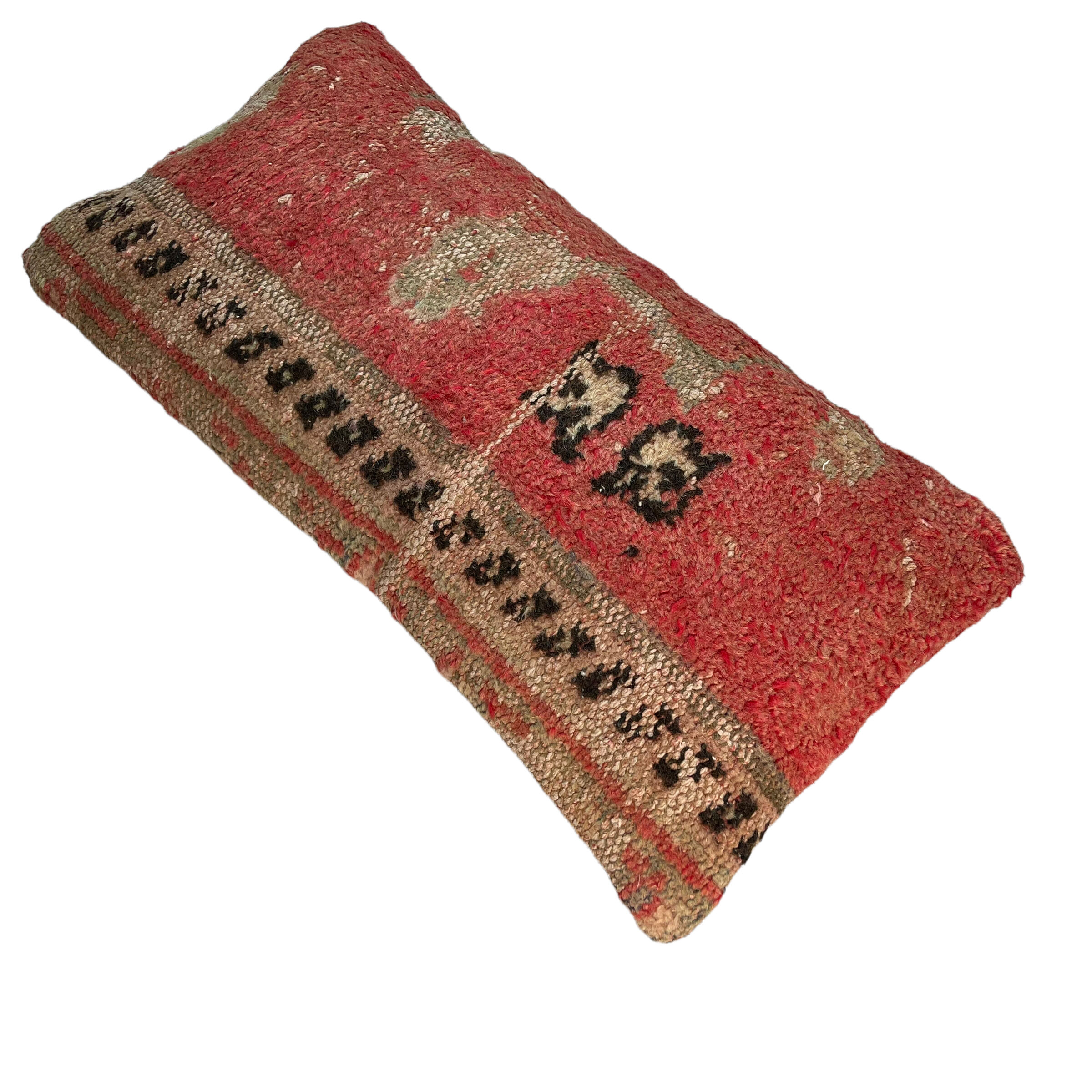 Vintage turkish handmade cushion cover, 30 x 60 cm