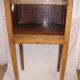 Table d'appoint, chêne avec tiroir secret, 1950