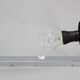 1930s Bauhaus tubular wall light, chrome & glass, Czechoslovakia