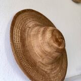 Chapeau rotin décoratif
