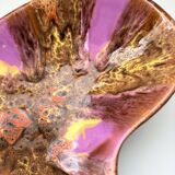 Vintage Vallauris decorative plate from the 50s/60s – glazed ceramic