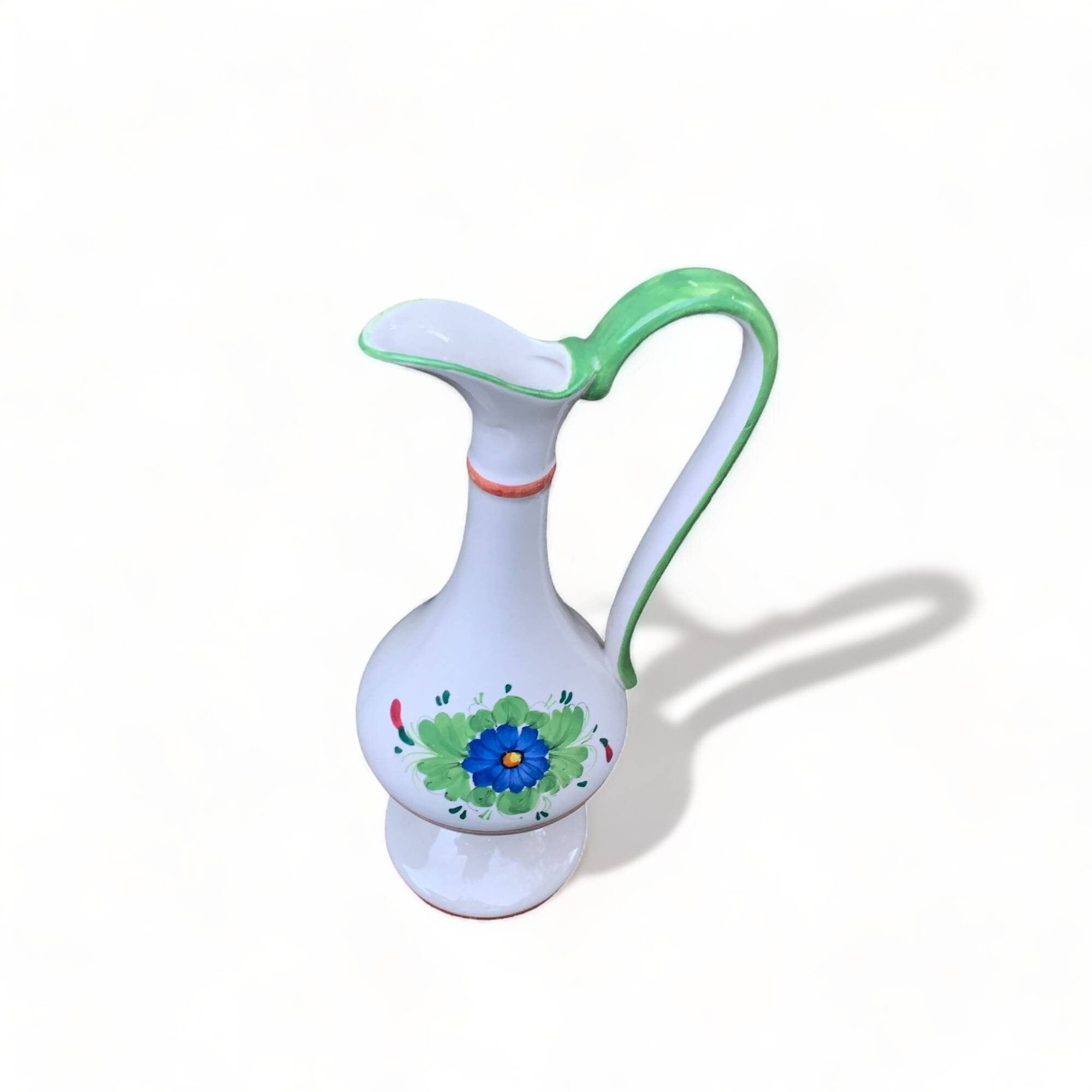 Garnier pitcher 33cm numbered ewer jug in old vintage earthenware