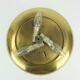 glamorous 1960s mid century CEILING LAMP ceiling fixture brass and glass