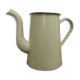 Vintage Yellow Enameled Sheet Metal Coffee Pot