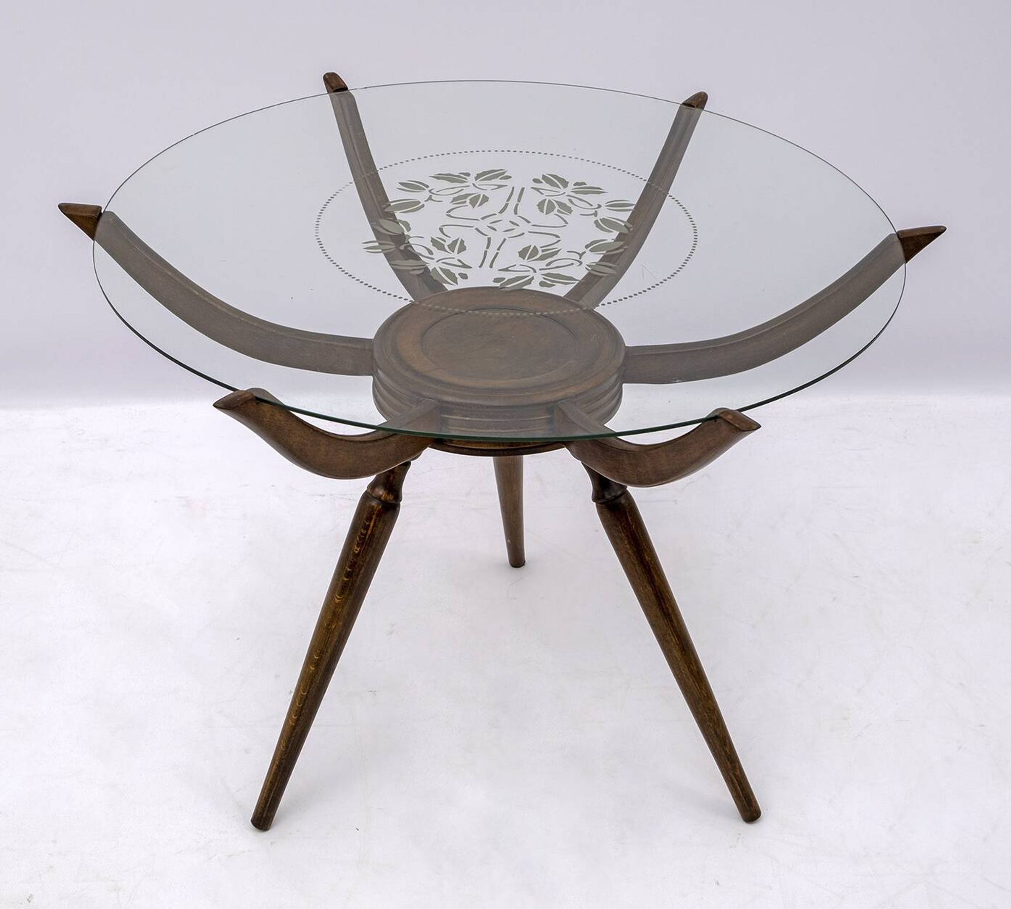 Carlo De Carli Mid-Century Modern Italian "Spider" Coffee Table, 1950