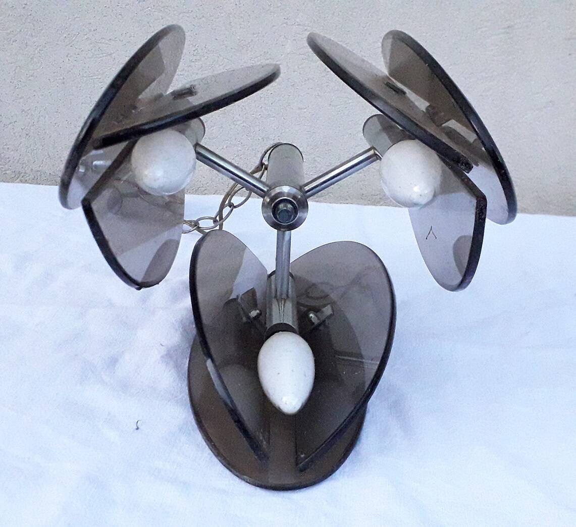 Glass pendant light 1970