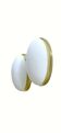 Pair of vintage Glashütte Limburg wall lights 1970
