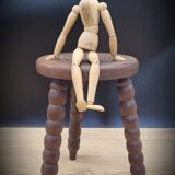 Tripod stool ball lined