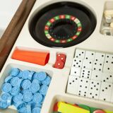 Unique table de chevet jeux 1960 15 jeux complets pieds compas 1960