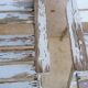 Vintage wooden folding garden chair