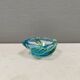 Beautiful ashtray in multicoloured glass. We guess Italy, 1980s.
