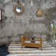 Rattan floor basket for pet