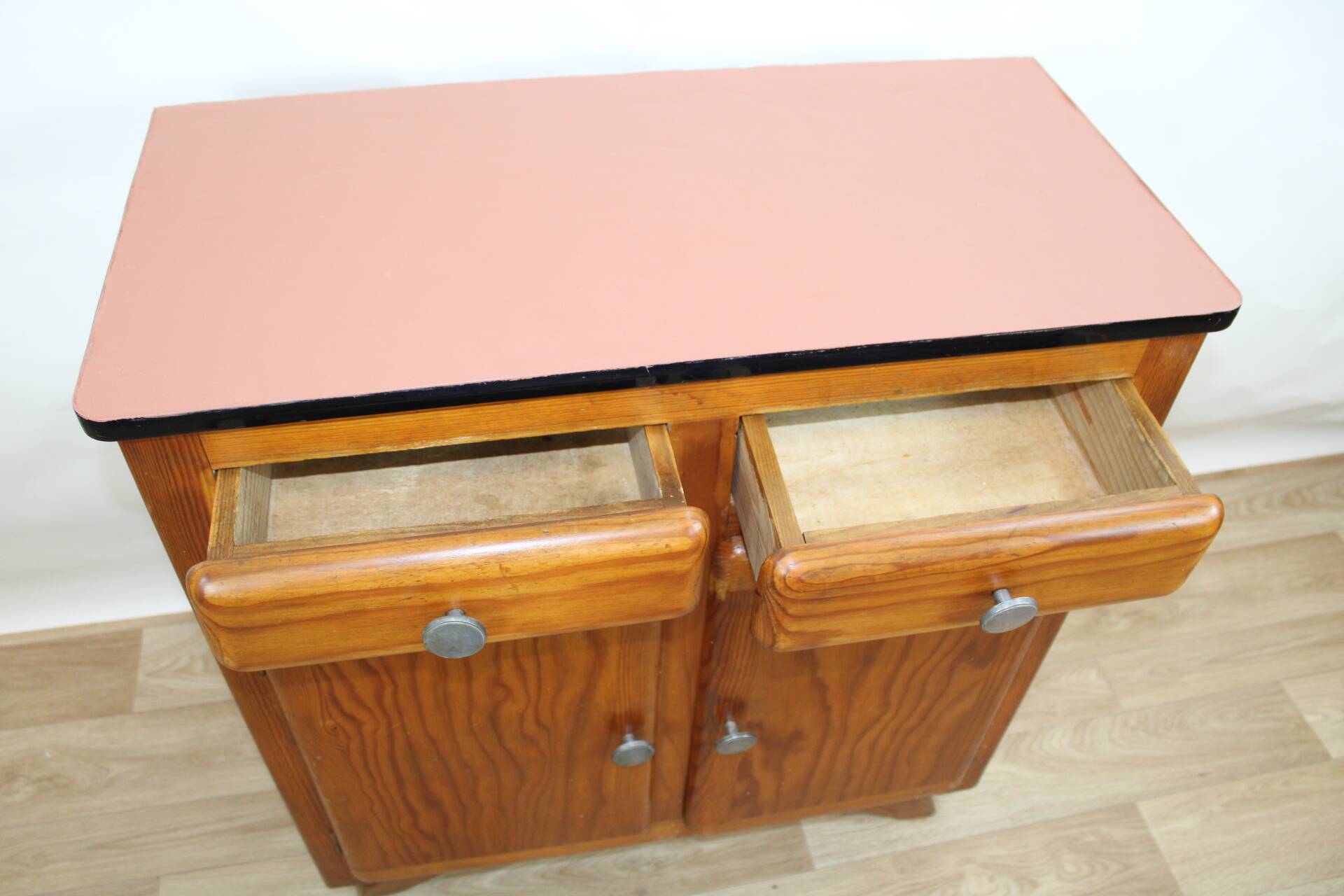 Mado terra cotta chest of drawers 1960 France