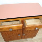 Mado terra cotta chest of drawers 1960 France