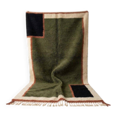 Tapis en laine pure fait main sur mesure avec magnifique designe 1,5/2,5 m
