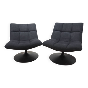 Paire de fauteuils dutch
