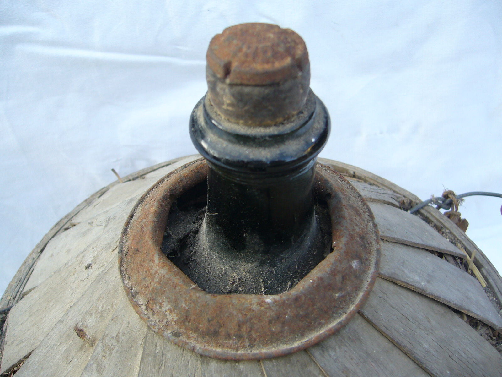 Old demijohn 5 liters