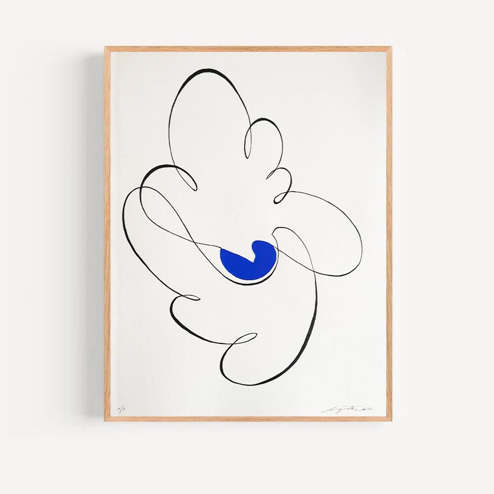 Blue Sun 05 - 40 x 50 cm - Atelier Agapé