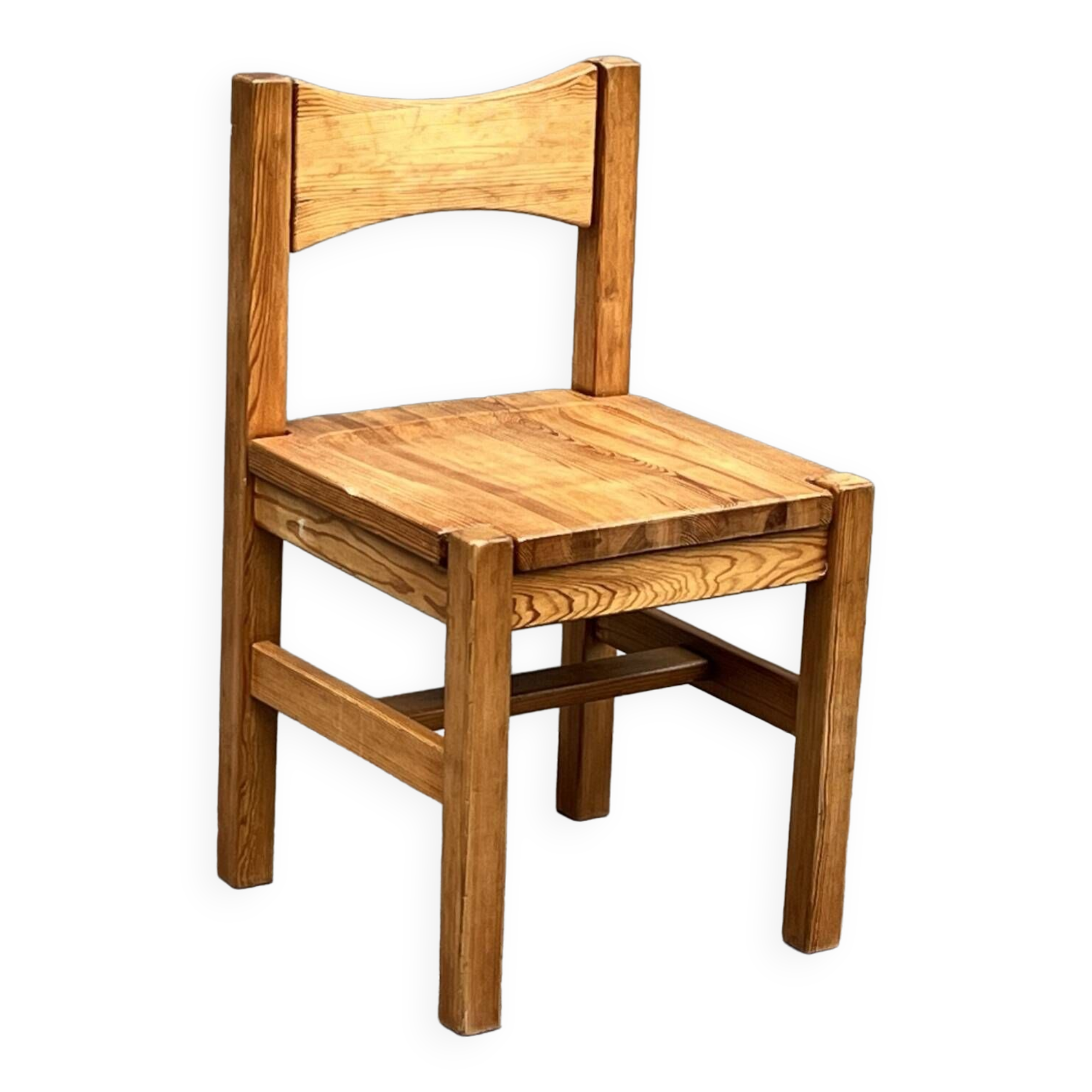 pine wood chair by Ilmari Tapiovaara, 1960s