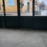 Antique wooden mirror