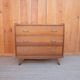 Compass feet chest of drawers