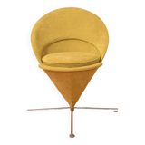 Chaise conique, modèle K1, conçue par Verner Panton, Plus-Linje, Danemark, années 1950