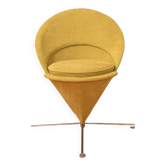Cone chair, model K1, designed by Verner Panton, Plus-Linje, Denmark, 1950s