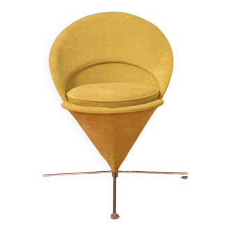 Cone chair, model K1, designed by Verner Panton, Plus-Linje, Denmark, 1950s