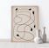 Abstract lines giclee art print 50x70