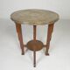Art Deco table with brass top, Amsterdam School, 1930s