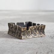 Vide poche en bronze style brutaliste années 1960
