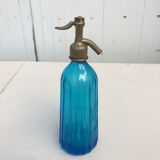 Blue glass siphon