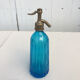Siphon bleu en verre