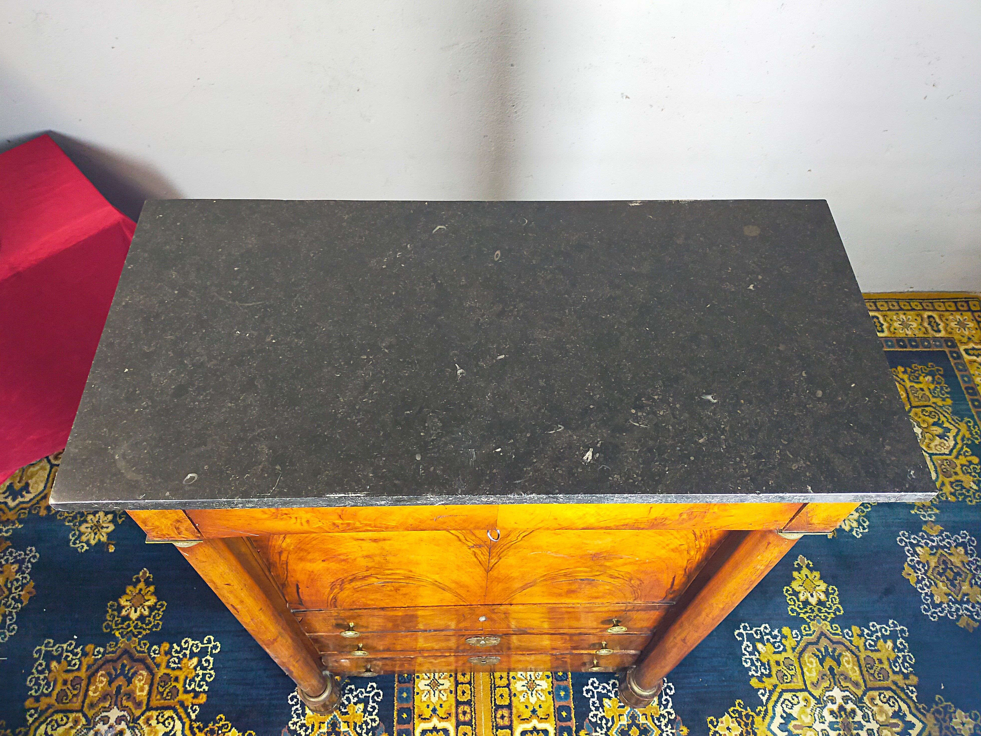 Secretary period Empire in walnut