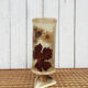 Resin lamp with inclusions of dried flowers