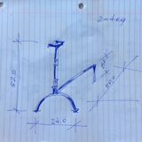 Old pair of vintage iron channels