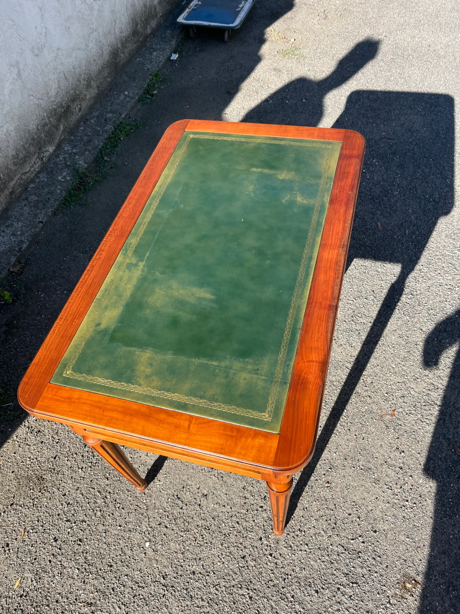 Small Louis XVI style wooden desk – 3 drawers