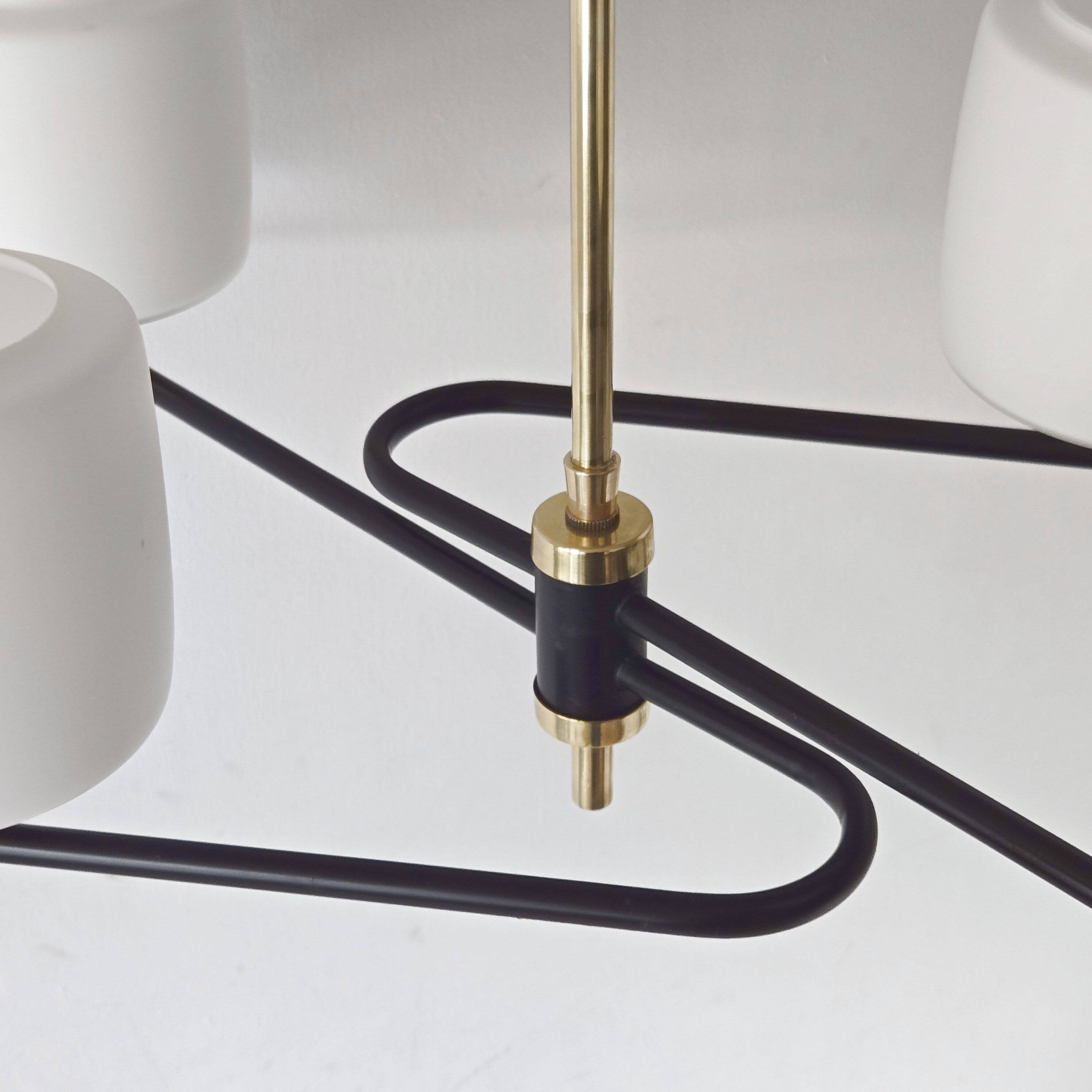 Vintage Arlus pendant light from the 1950s