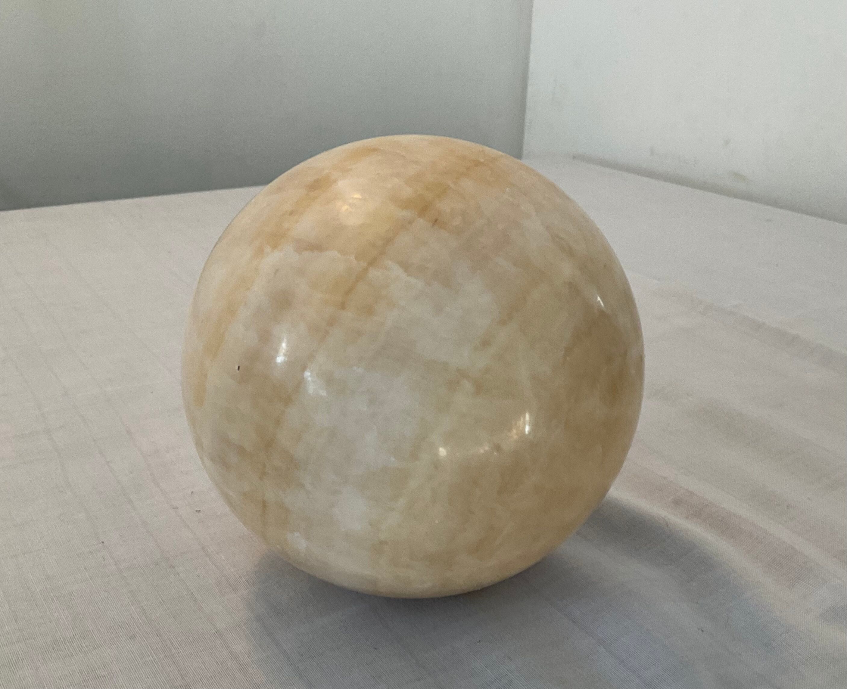 Alabaster ball paper press 70s