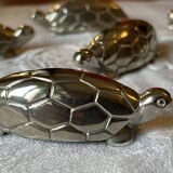 6 metal turtle knife rests, Silea