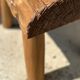 Stool in blond teak