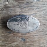 Napoleon III style snuffbox in silver